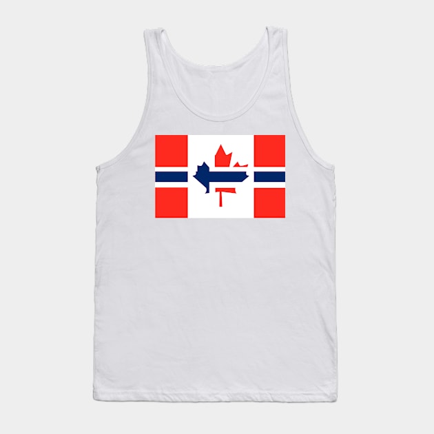 The Norwadian Flag Tank Top by elbanditohiphop